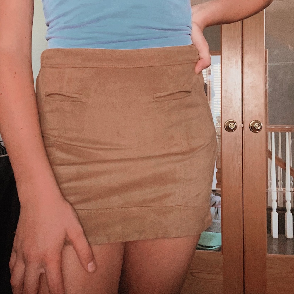 Abercrombie suede skirt